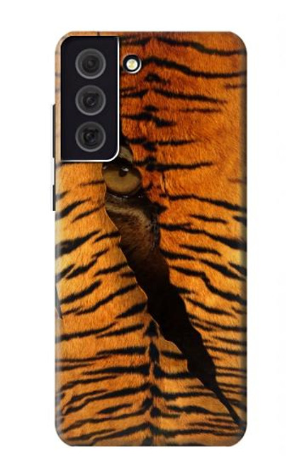 W3951 Tiger Eye Tear Marks Hard Case and Leather Flip Case For Samsung Galaxy S21 FE 5G