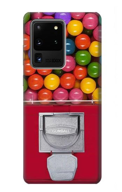 W3938 Gumball Capsule Game Graphic Hard Case and Leather Flip Case For Samsung Galaxy S20 Ultra