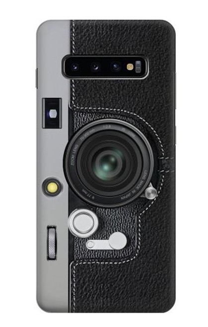 W3922 Camera Lense Shutter Graphic Print Hard Case and Leather Flip Case For Samsung Galaxy S10 Plus
