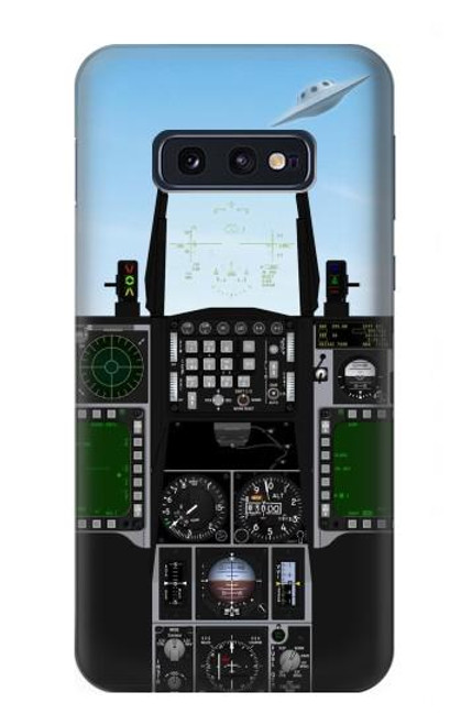 W3933 Fighter Aircraft UFO Hard Case and Leather Flip Case For Samsung Galaxy S10e