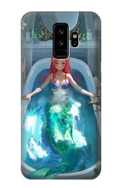 W3911 Cute Little Mermaid Aqua Spa Hard Case and Leather Flip Case For Samsung Galaxy S9