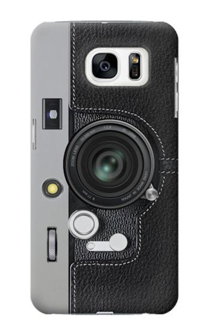 W3922 Camera Lense Shutter Graphic Print Hard Case and Leather Flip Case For Samsung Galaxy S7