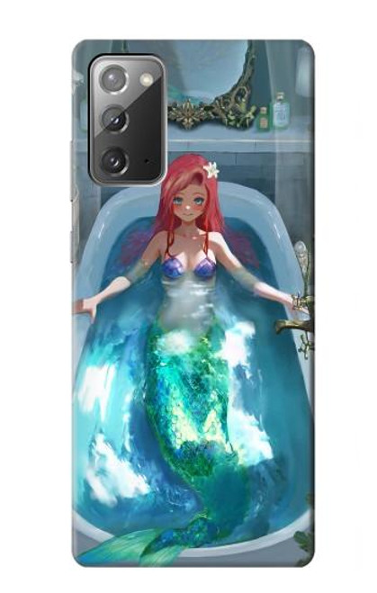 W3911 Cute Little Mermaid Aqua Spa Hard Case and Leather Flip Case For Samsung Galaxy Note 20