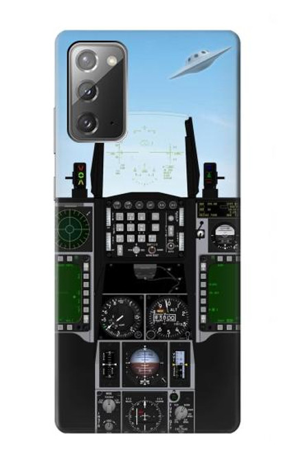 W3933 Fighter Aircraft UFO Hard Case and Leather Flip Case For Samsung Galaxy Note 20