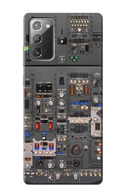 W3944 Overhead Panel Cockpit Hard Case and Leather Flip Case For Samsung Galaxy Note 20