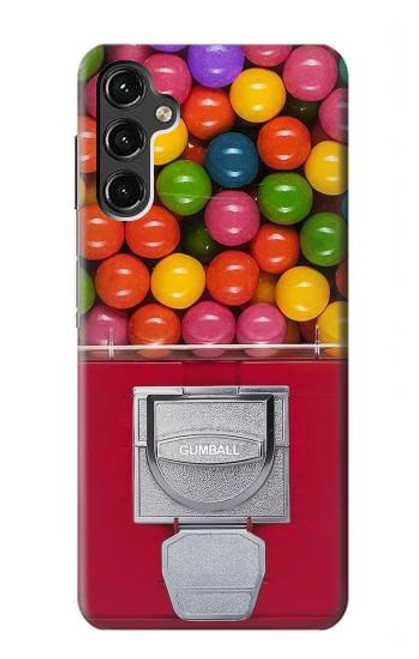 W3938 Gumball Capsule Game Graphic Hard Case and Leather Flip Case For Samsung Galaxy A14 5G