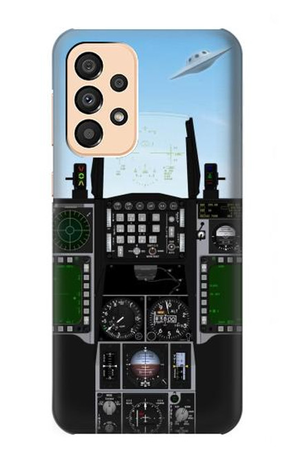 W3933 Fighter Aircraft UFO Hard Case and Leather Flip Case For Samsung Galaxy A33 5G