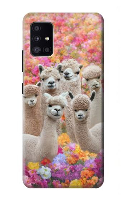 W3916 Alpaca Family Baby Alpaca Hard Case and Leather Flip Case For Samsung Galaxy A41