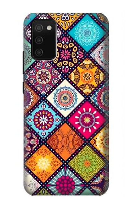 W3943 Maldalas Pattern Hard Case and Leather Flip Case For Samsung Galaxy A02s, Galaxy M02s  (NOT FIT with Galaxy A02s Verizon SM-A025V)