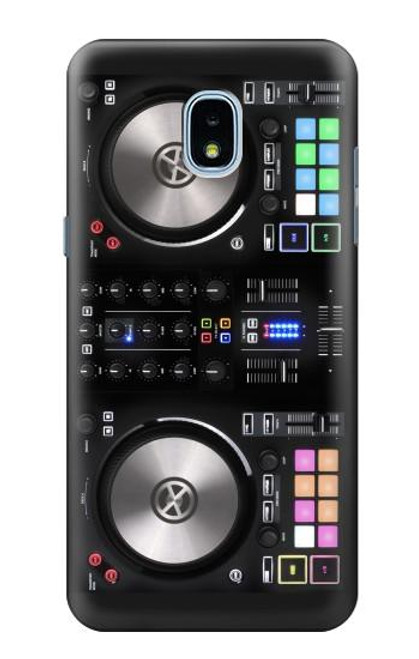 W3931 DJ Mixer Graphic Paint Hard Case and Leather Flip Case For Samsung Galaxy J3 (2018), J3 Star, J3 V 3rd Gen, J3 Orbit, J3 Achieve, Express Prime 3, Amp Prime 3