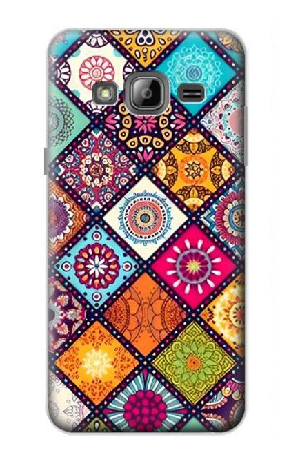 W3943 Maldalas Pattern Hard Case and Leather Flip Case For Samsung Galaxy J3 (2016)