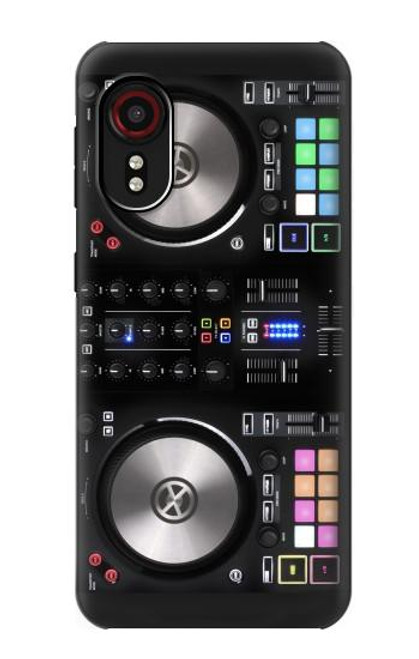 W3931 DJ Mixer Graphic Paint Hard Case and Leather Flip Case For Samsung Galaxy Xcover 5