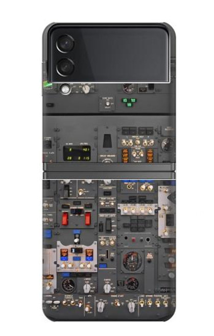 W3944 Overhead Panel Cockpit Hard Case For Samsung Galaxy Z Flip 4