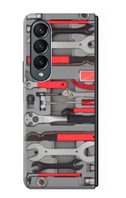 W3921 Bike Repair Tool Graphic Paint Hard Case For Samsung Galaxy Z Fold 4