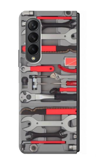 W3921 Bike Repair Tool Graphic Paint Hard Case For Samsung Galaxy Z Fold 3 5G
