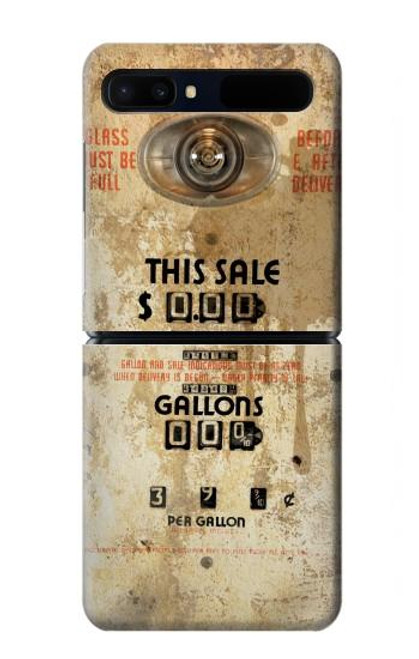 W3954 Vintage Gas Pump Hard Case For Samsung Galaxy Z Flip 5G