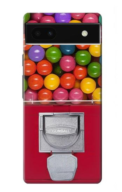 W3938 Gumball Capsule Game Graphic Hard Case and Leather Flip Case For Google Pixel 6a