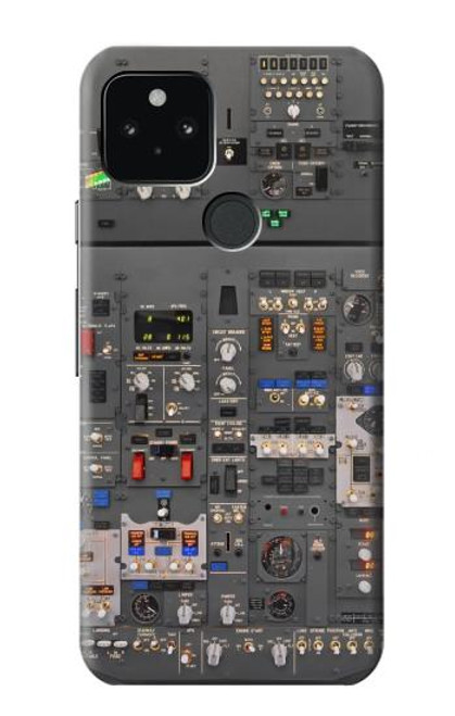 W3944 Overhead Panel Cockpit Hard Case and Leather Flip Case For Google Pixel 5