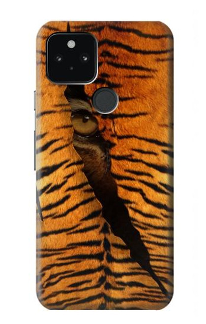 W3951 Tiger Eye Tear Marks Hard Case and Leather Flip Case For Google Pixel 5