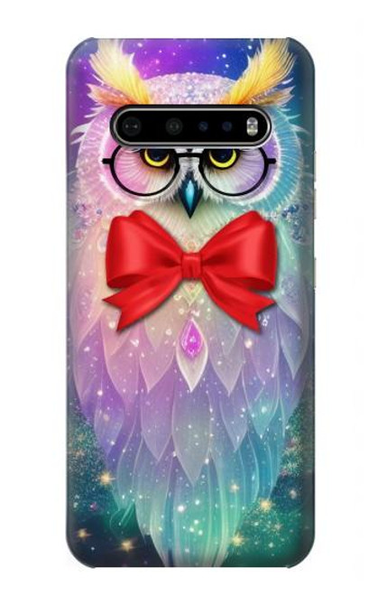 W3934 Fantasy Nerd Owl Hard Case and Leather Flip Case For LG V60 ThinQ 5G