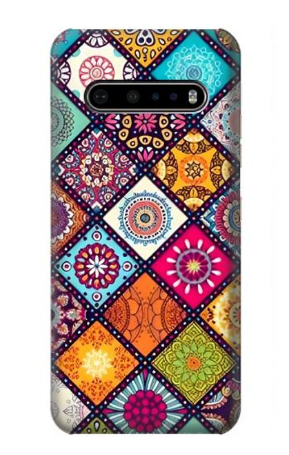 W3943 Maldalas Pattern Hard Case and Leather Flip Case For LG V60 ThinQ 5G