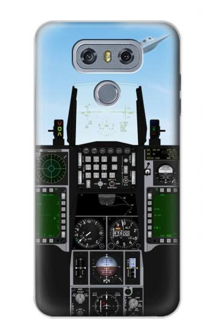 W3933 Fighter Aircraft UFO Hard Case and Leather Flip Case For LG G6