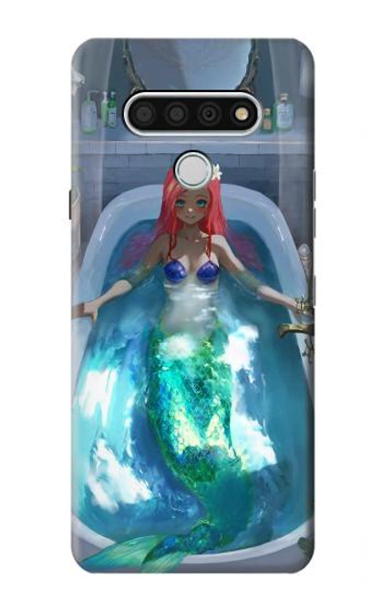 W3912 Cute Little Mermaid Aqua Spa Hard Case and Leather Flip Case For LG Stylo 6