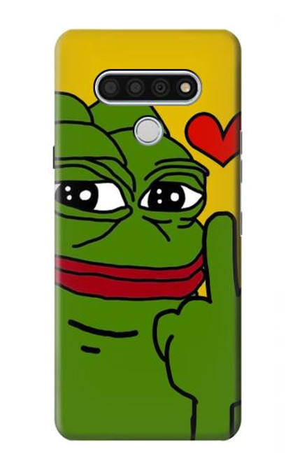 W3945 Pepe Love Middle Finger Hard Case and Leather Flip Case For LG Stylo 6