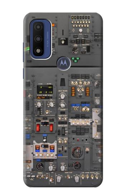 W3944 Overhead Panel Cockpit Hard Case and Leather Flip Case For Motorola G Pure