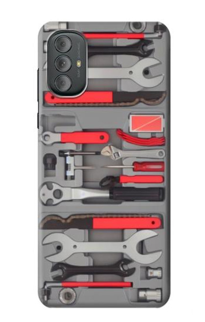 W3921 Bike Repair Tool Graphic Paint Hard Case and Leather Flip Case For Motorola Moto G Power 2022, G Play 2023