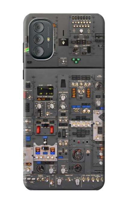 W3944 Overhead Panel Cockpit Hard Case and Leather Flip Case For Motorola Moto G Power 2022, G Play 2023