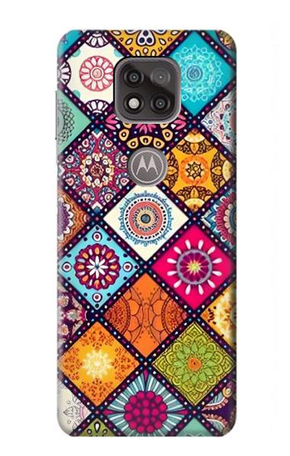 W3943 Maldalas Pattern Hard Case and Leather Flip Case For Motorola Moto G Power (2021)