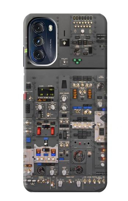 W3944 Overhead Panel Cockpit Hard Case and Leather Flip Case For Motorola Moto G 5G (2023)