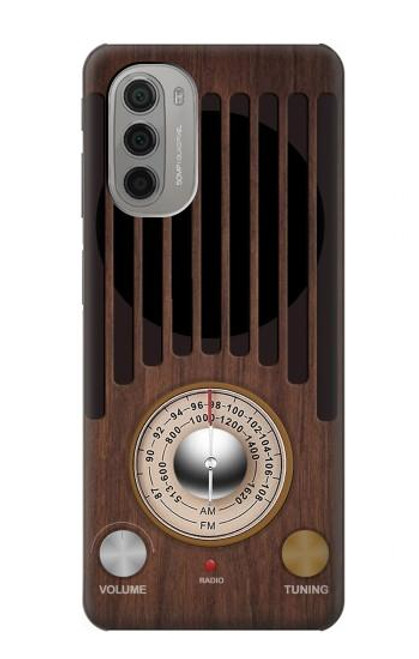 W3935 FM AM Radio Tuner Graphic Hard Case and Leather Flip Case For Motorola Moto G51 5G