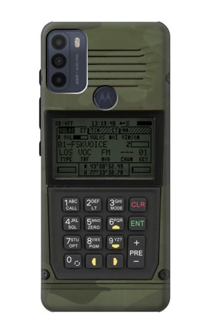 W3959 Military Radio Graphic Print Hard Case and Leather Flip Case For Motorola Moto G50