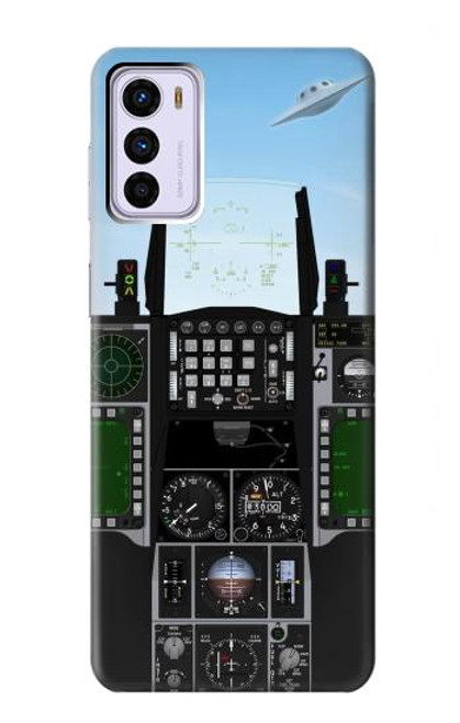 W3933 Fighter Aircraft UFO Hard Case and Leather Flip Case For Motorola Moto G42