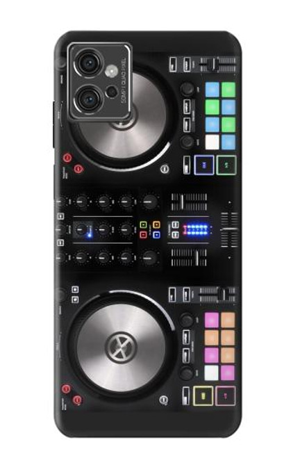 W3931 DJ Mixer Graphic Paint Hard Case and Leather Flip Case For Motorola Moto G32