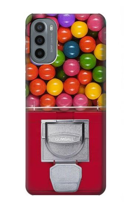 W3938 Gumball Capsule Game Graphic Hard Case and Leather Flip Case For Motorola Moto G31