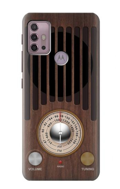 W3935 FM AM Radio Tuner Graphic Hard Case and Leather Flip Case For Motorola Moto G30, G20, G10