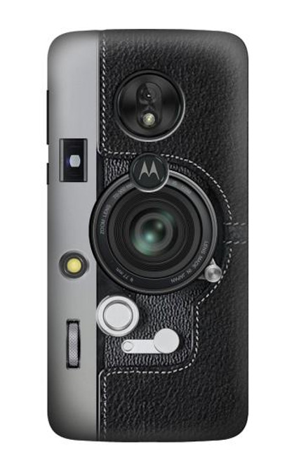 W3922 Camera Lense Shutter Graphic Print Hard Case and Leather Flip Case For Motorola Moto G7 Play