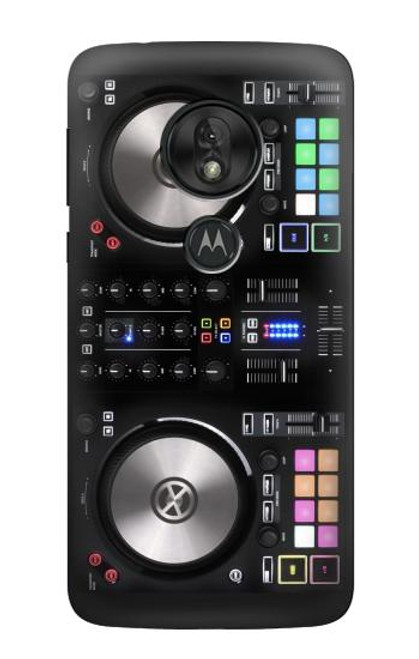 W3931 DJ Mixer Graphic Paint Hard Case and Leather Flip Case For Motorola Moto G7 Play