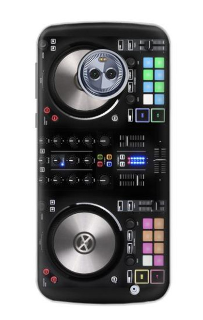 W3931 DJ Mixer Graphic Paint Hard Case and Leather Flip Case For Motorola Moto X4