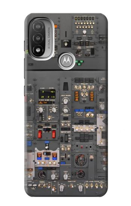 W3944 Overhead Panel Cockpit Hard Case and Leather Flip Case For Motorola Moto E20,E30,E40