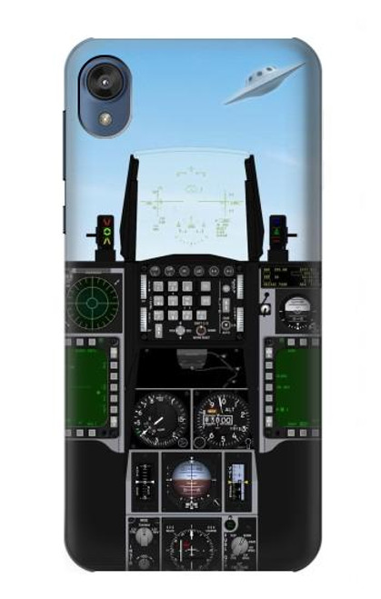 W3933 Fighter Aircraft UFO Hard Case and Leather Flip Case For Motorola Moto E6, Moto E (6th Gen)