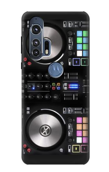 W3931 DJ Mixer Graphic Paint Hard Case and Leather Flip Case For Motorola Edge+