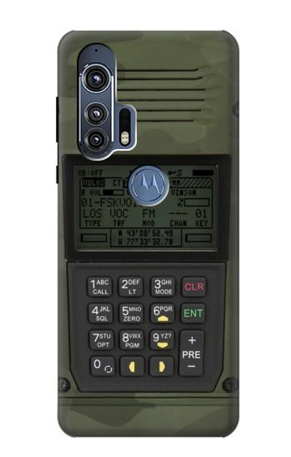 W3959 Military Radio Graphic Print Hard Case and Leather Flip Case For Motorola Edge+