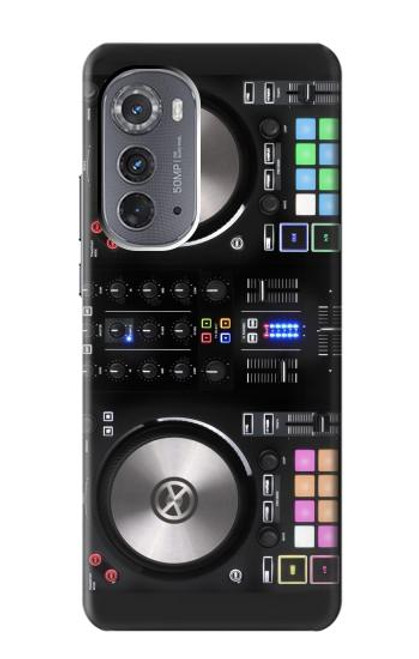 W3931 DJ Mixer Graphic Paint Hard Case and Leather Flip Case For Motorola Edge (2022)