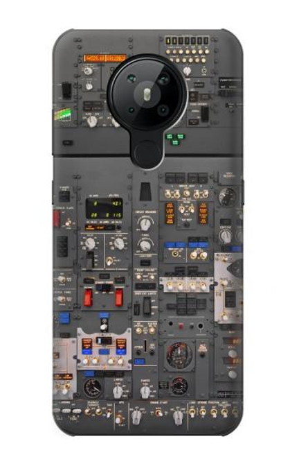 W3944 Overhead Panel Cockpit Hard Case and Leather Flip Case For Nokia 5.3