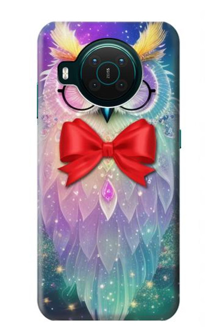 W3934 Fantasy Nerd Owl Hard Case and Leather Flip Case For Nokia X10