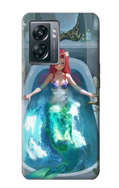 W3911 Cute Little Mermaid Aqua Spa Hard Case and Leather Flip Case For OnePlus Nord N300